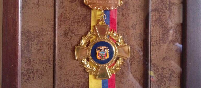 Condecoración “ASAMBLEA NACIONAL DE LA REPÚBLICA DEL ECUADOR, DR. VICENTE ROCAFUERTE”